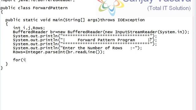 How to Display the Forward Pattern in Java. How to Take input using BufferedReader in Java смотреть онлайн