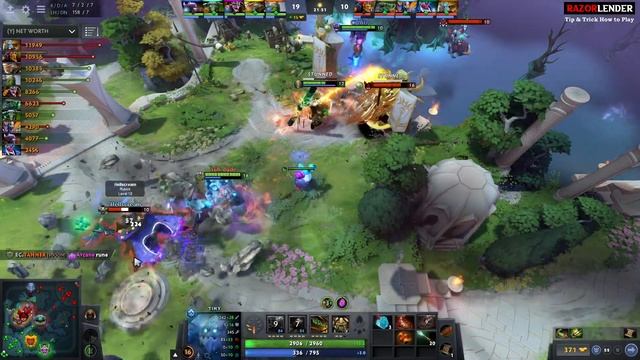 MOST OP MID Tiny Spammer First Item Overwhelming Blink Vs OG.Ceb Master Tier Batrider Dota 2 Guide смотреть онлайн