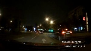 Driving in Moscow City: Ясенево - Коньково - Кузьминки 02/11/2016 (timelapse 4x)