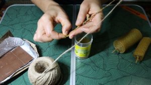 Восковая свеча, залитая в вощину. Мастер-клас