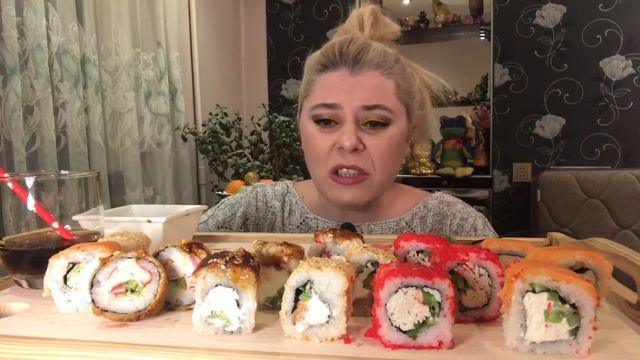 РОЛЛЫ СУШИ | МУКБАНГ | ROLLS SUSHI | MUKBANG | ロール 卷 #SaidellySayka смотреть онлайн