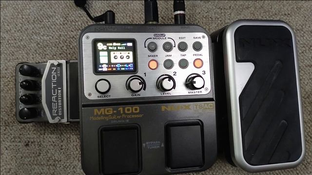 NU-X NUX MG 100 PEDALERA MULTIEFECTOS #distortion #overdrive #nuxefx #distorsion #guitarra смотреть онлайн