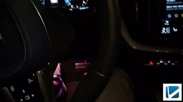Амбиентная эстетическая подсветка салона на VOLVO XC60 2021