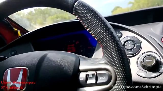 Honda Civic FN2 Type R Best Exhaust Sound Compilation!! *HD* смотреть онлайн