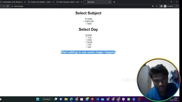 Creating Dynamic Radio Buttons in React: A Step-by-Step Guide #reactjs #react #reacts #radiobutton