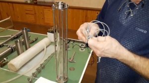 Часть 2 Стеклянная НБК царги, тарелки,  конструкция, принцип работы, чертежи.