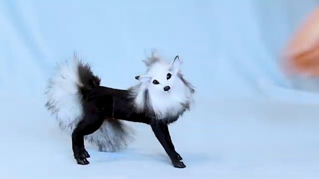 волчица черно белая игрушка в смешанной технике смотреть онлайн