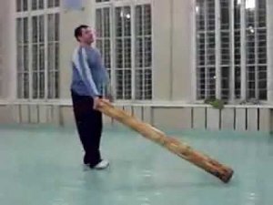 Упражнение с бревном  из багуа