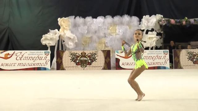 Кулик Оксана (скакалка) 2006-Кат.В 08.03.15 "Империя юных талантов" Художественная гимнастика смотреть онлайн