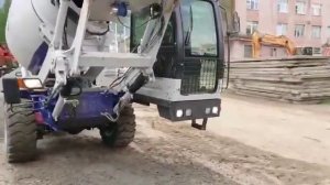 Бетономешалка с самозагрузкой китай