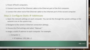 Connecting Two Ubuntu Computers with Ethernet Cable