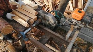 Механический дровокол.