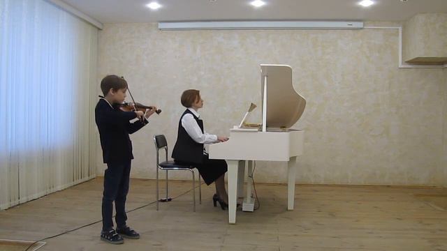 Перуцкий Иван 7лет О. Ридинг,  Концерт си минор 1 ч смотреть онлайн