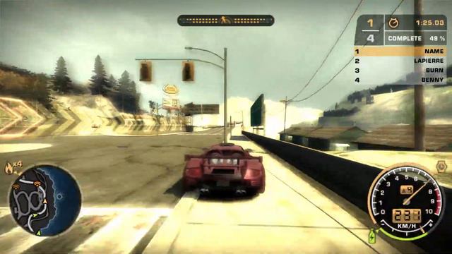 GAMING HIGH - NFS MW - Racing game play *speed trap 2* (Carrera GT fully Upgraded)
