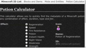 MINECRAFT ID-LIST-Blocks and Items