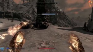 Skyrim - Krosis Skeleton Boss Battle - How to BEAT / KILL - Frost Atronach & Voice Shout Power