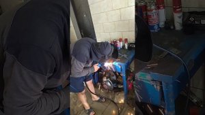 Полуавтомат Динамика 1600 Адаптив. Сварка коллектора Lada.