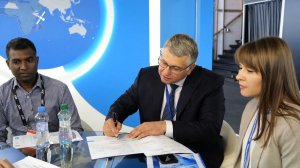 Газпром космические системы на выставке IBC 2019