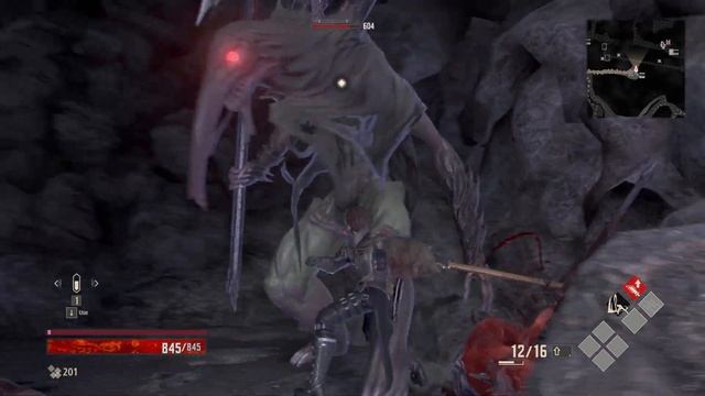 Code Vein gameplay on Ultra PC - Seting up the keys for keyboard - First Dungeon and elite enemies