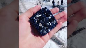 Заколка из горного хрусталя