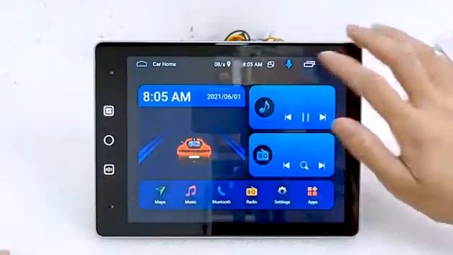 #Car radio 9.5inch Android Universal radio with rotatable screen 2din can use with vw/9inch base смотреть онлайн