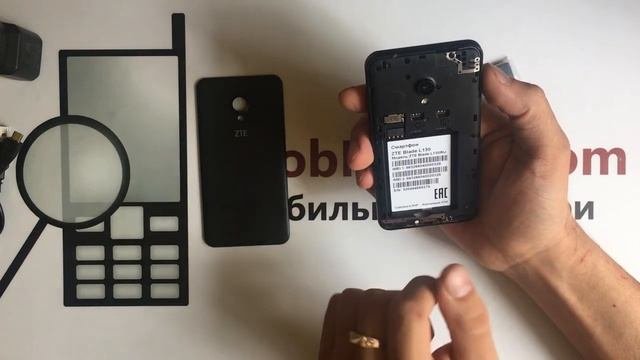 Распаковка и краткий обзор ZTE Blade L130