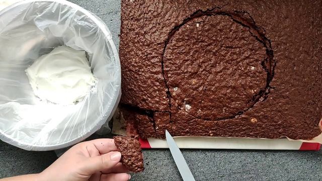 Тающий Во Рту Торт за 30 минут / шоколадный торт ПАНЧО с ананасом, черешней и сметанным кремом