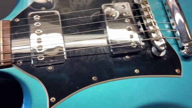 2001 Gibson Sg Special Blue Teal Flip Flop смотреть онлайн