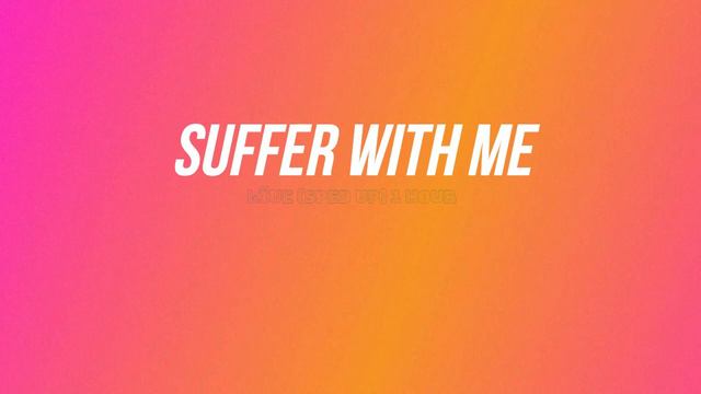 Suffer With Me - líue (Speed up) 1 hour смотреть онлайн