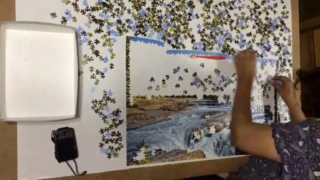 Puzzle Castorland Athabasca River, Jasper National Park, Canada 1500 pieces смотреть онлайн