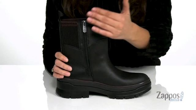 Timberland Malynn Waterproof Leather and Fabric Side-Zip Boot смотреть онлайн