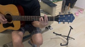 Ibanez V50NJP-NT acoustic guitar sound demo