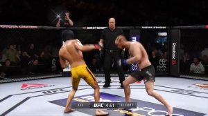 BRUCE LEE VS TIM ELLIOTT | UFC 3 BRUTAL FIGHT | UFC 3 K1 RULES | UFC 3 2020 | EA SPORTS UFC 3