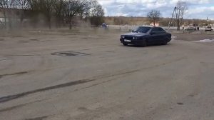 Bmw e34 Drift / 525i /бочком на бумере