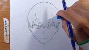 How to Draw KAGEYAMA TOBIO [Haikyuu] - Step by step
