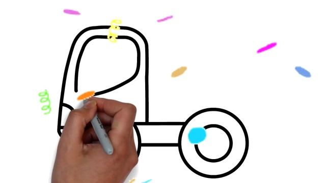 Bolalar uchun yuk mashinasi chizish/Drawing truck for children/Рисунок грузовик для детей смотреть онлайн
