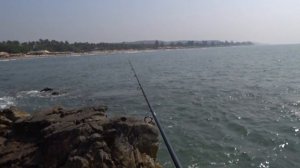 Спиннинг в Дугу! Наконец ПоклЁвка. Рыбалка на море спиннинг Гоа 2023