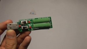 USB тестер и нагрузочный резистор