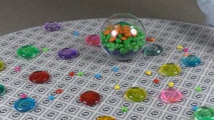 ДЕКОР вазы разноцветными камешками/DECOR Vases with colored stones