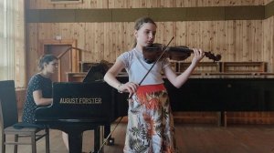 Дж. Перельман Концертино a-moll для скрипки і фортепіано ч.1. - G. Perlman Concertino a-moll, p.1.