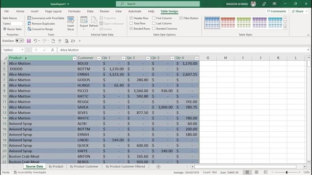 How to create and format tables in Microsoft Excel 2023 | Class 28