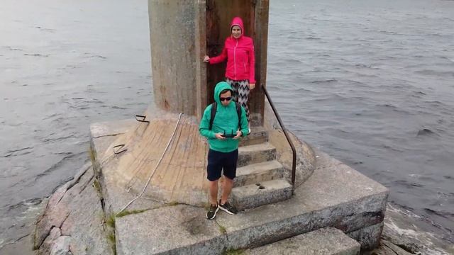 Маяк в поселке Моторное, Ладожское озеро. Интересные места в Ленинградской области смотреть онлайн