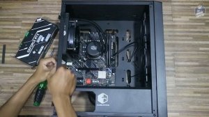 INTEL CORE I5 12400F - RTX 3050 8GB GALAX EX - H610M HDV/M.2 ASROCK - CUBE ALTA | PC BUILD