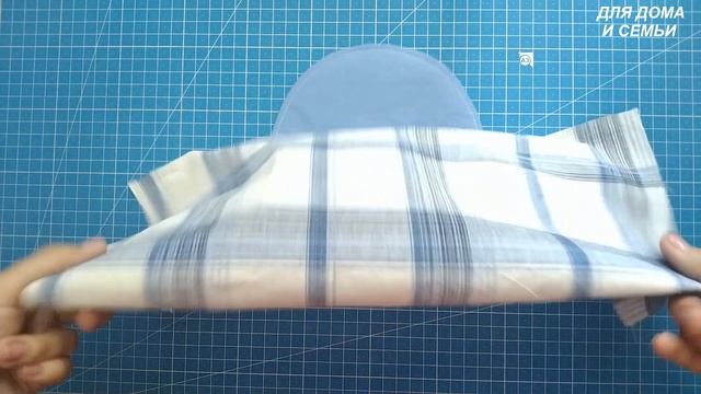Как сшить КОСЫНКУ на резинке с козырьком + выкройка