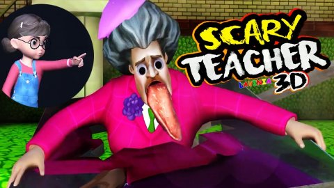 Scary Teacher 3D Смешные Моменты! Наказала Злую Учительницу Мисс Ти! #scaryteacher #лавиния #миссти