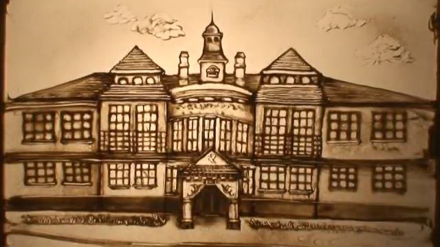 Песочная анимация. Поздравления от коллег 2011 смотреть онлайн