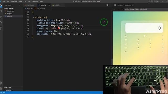 ASMR Programming - Calculator App Coding - No Talking