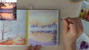 Мастер-класс #61 для начинающих "Туманный пейзаж"