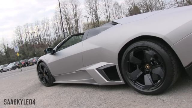2010 Lamborghini Reventón Roadster Start Up, Exhaust, and In Depth Review смотреть онлайн