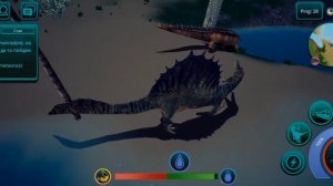 выживание за спинозавра в игре The Cursed Isle